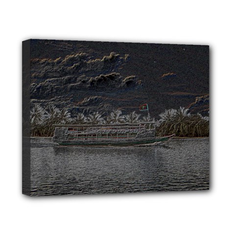 Boat Cruise Canvas 10  X 8 