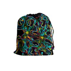 Soul Colour Drawstring Pouches (large)  by InsanityExpressed