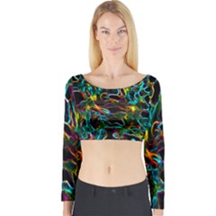 Soul Colour Long Sleeve Crop Top by InsanityExpressed