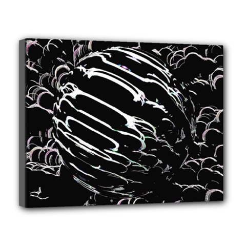 Alien Ball Canvas 14  X 11 