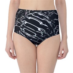 Alien Ball High-waist Bikini Bottoms by InsanityExpressed