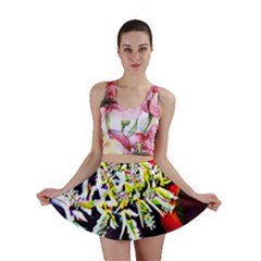 Digitally Enhanced Flower Mini Skirts