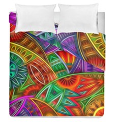 Happy Tribe Duvet Cover (full/queen Size) by KirstenStar