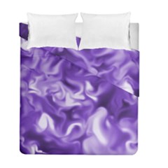 Lavender Smoke Swirls Duvet Cover (twin Size) by KirstenStar