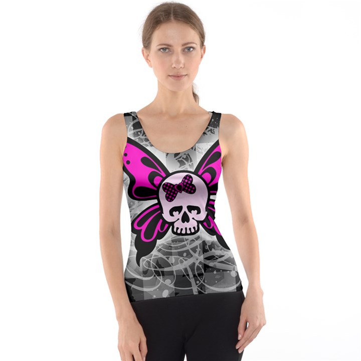 Skull Butterfly Tank Tops