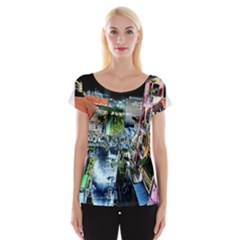 Colour Street Top Women s Cap Sleeve Top by InsanityExpressed