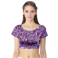 Short Sleeve Crop Top (tight Fit) by InsanityExpressed