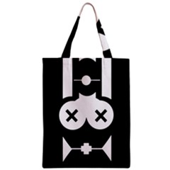 Restraint Zipper Classic Tote Bags