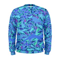 Blue Confetti Storm Men s Sweatshirt by KirstenStarFashion