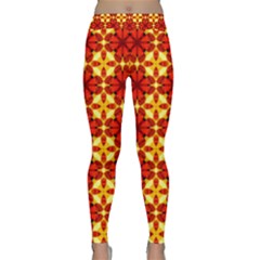 Cute Pretty Elegant Pattern Yoga Leggings by GardenOfOphir