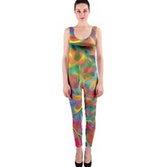 Colorful Autumn Onepiece Catsuit by KirstenStarFashion