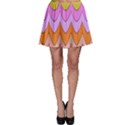 Pastel waves pattern Skater Skirt View1