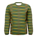 Diagonal stripes pattern Men Long Sleeve T-shirt View1