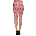 Pink and Yellow Rave Pattern Bodycon Skirts View2