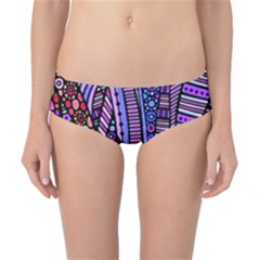 Stained Glass Tribal Pattern Classic Bikini Bottoms