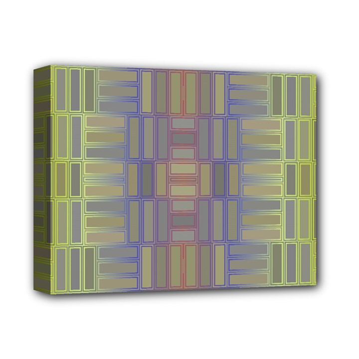 Gradient rectangles Deluxe Canvas 14  x 11  (Stretched)