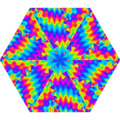 Amazing Acid Rainbow Mini Folding Umbrellas by KirstenStar