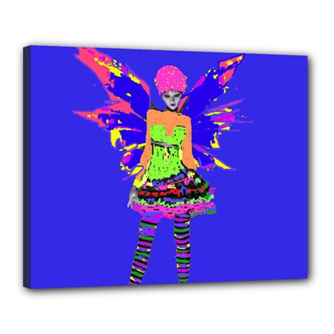 Fairy Punk Canvas 20  X 16  by icarusismartdesigns