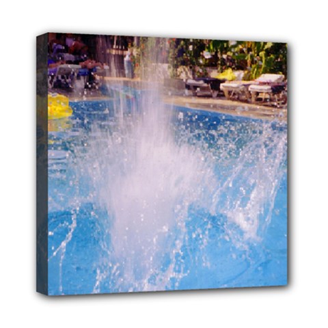 Splash 3 Mini Canvas 8  X 8  by icarusismartdesigns