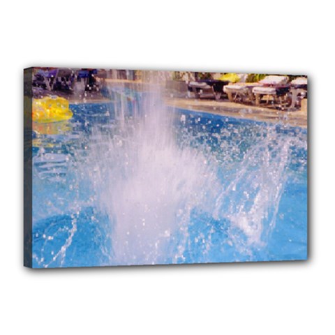 Splash 3 Canvas 18  X 12  by icarusismartdesigns