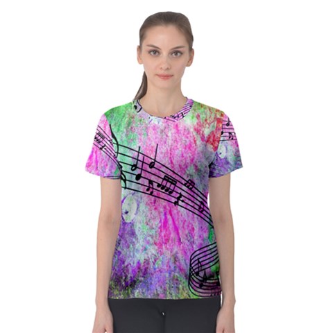 Abstract Music  Women s Sport Mesh Tees by ImpressiveMoments