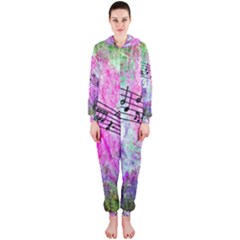 Abstract Music  Hooded Jumpsuit (ladies)  by ImpressiveMoments