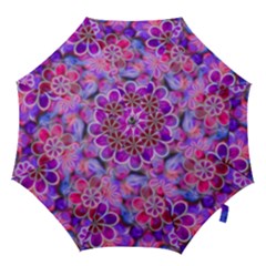 Pretty Floral Painting Hook Handle Umbrellas (Small)