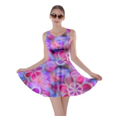 Pretty Floral Painting Skater Dresses