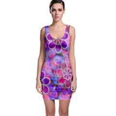 Pretty Floral Painting Bodycon Dresses by KirstenStarFashion