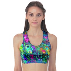 Inked Spot Fractal Art Sports Bra by TheWowFactor