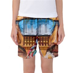 Graffiti Sunglass Art Women s Basketball Shorts by TheWowFactor