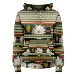 Pattern Flower Women s Pullover Hoodies