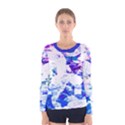Officially Sexy Candy Collection Blue Women s  Long Sleeve T-shirt View1