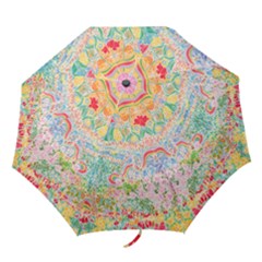  rainbow Blossoms  By M Nicole Van Dam, Folding Umbrella by CreativityCentral