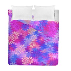 Pink And Purple Marble Waves Duvet Cover (twin Size) by KirstenStar