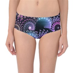 Stunning Sea Shells Mid-waist Bikini Bottoms