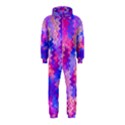 Pink and Purple Marble Waves Hooded Jumpsuit (Kids) View1