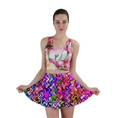 Swirly Twirly Colors Mini Skirts by KirstenStarFashion