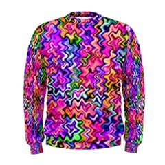 Swirly Twirly Colors Men s Sweatshirts
