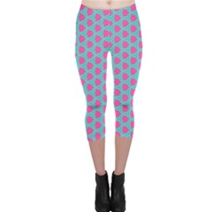 Cute Pretty Elegant Pattern Capri Leggings