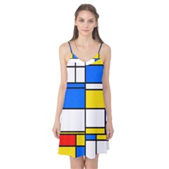 Colorful Rectangles Camis Nightgown by LalyLauraFLM