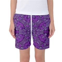 Crazy Beautiful Abstract  Women s Basketball Shorts by OCDesignss