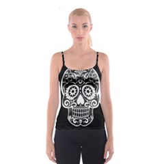 Skull Spaghetti Strap Tops