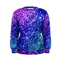 Glitter Ocean Bokeh Women s Sweatshirts