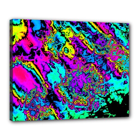 Powerfractal 2 Canvas 20  x 16 