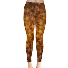 Gold Stars Women s Leggings