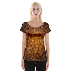 Gold Stars Women s Cap Sleeve Top by KirstenStarFashion