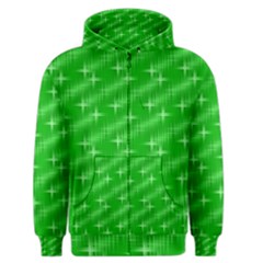 Many Stars, Neon Green Men s Zipper Hoodies by ImpressiveMoments