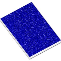 Sparkling Glitter Inky Blue Large Memo Pads