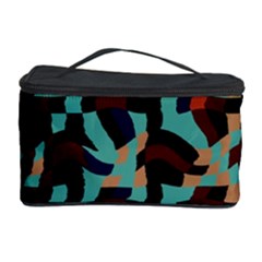 Distorted Shapes In Retro Colors Cosmetic Storage Case